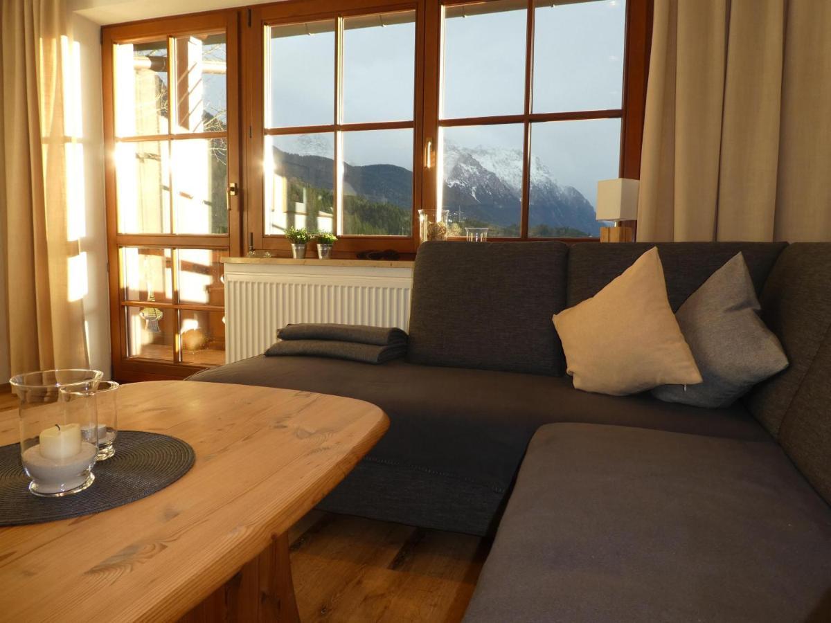 Ferienwohnung Haus Abendsonne Familie Druxes Krün Exterior foto