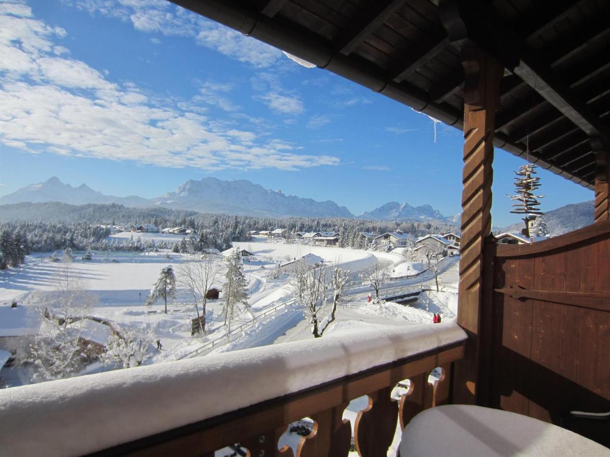 Ferienwohnung Haus Abendsonne Familie Druxes Krün Exterior foto