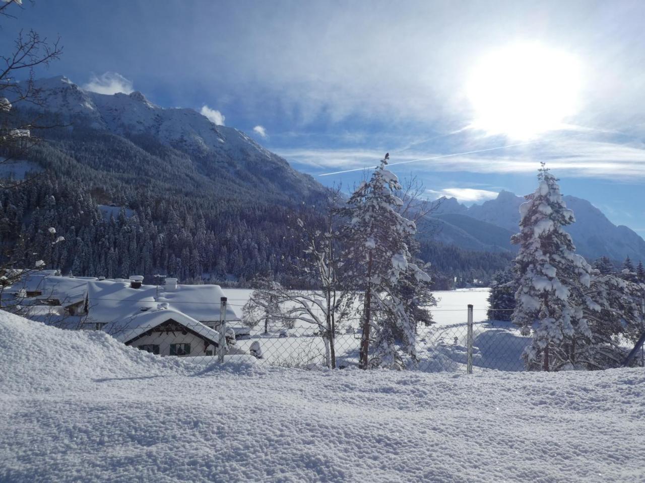 Ferienwohnung Haus Abendsonne Familie Druxes Krün Exterior foto